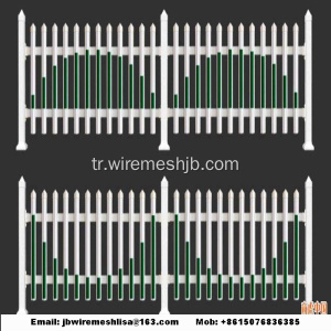 Plastik Bahçe Çit / PVC Çelik Picket Çit